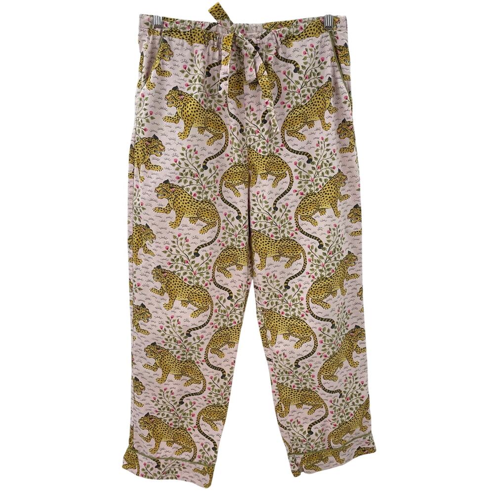 Printfresh Cheetah Bagheera Sleep Set Blush Pink Long Sleeve Pajamas M - Picture 10 of 16